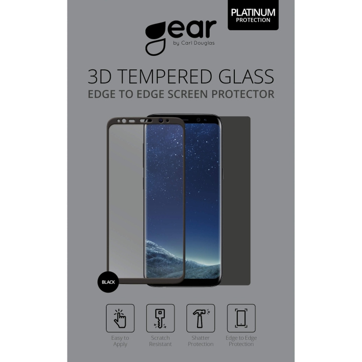 GEAR Härdat Glas 3D Full Cover Svart Samsung J5 (2017) i gruppen SMARTPHONE & SURFPLATTOR / Mobilskydd / Samsung hos TP E-commerce Nordic AB (C12380)