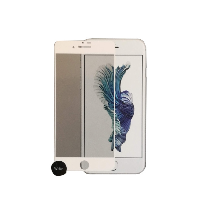 Gear Härdat Glas 3D Gum Full Cover Vit iPhone6 i gruppen SMARTPHONE & SURFPLATTOR / Mobilskydd / Apple / iPhone 6/6S / Skärmskydd hos TP E-commerce Nordic AB (C12409)