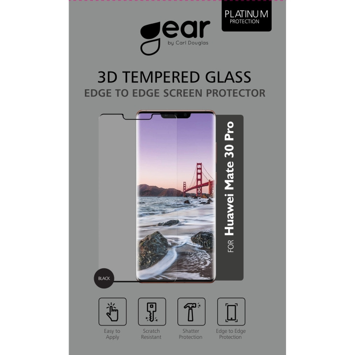 Gear Härdat Glas 3D Full Cover Black Huawei Mate 30 Lite i gruppen SMARTPHONE & SURFPLATTOR / Mobilskydd / Huawei/Honor hos TP E-commerce Nordic AB (C12431)