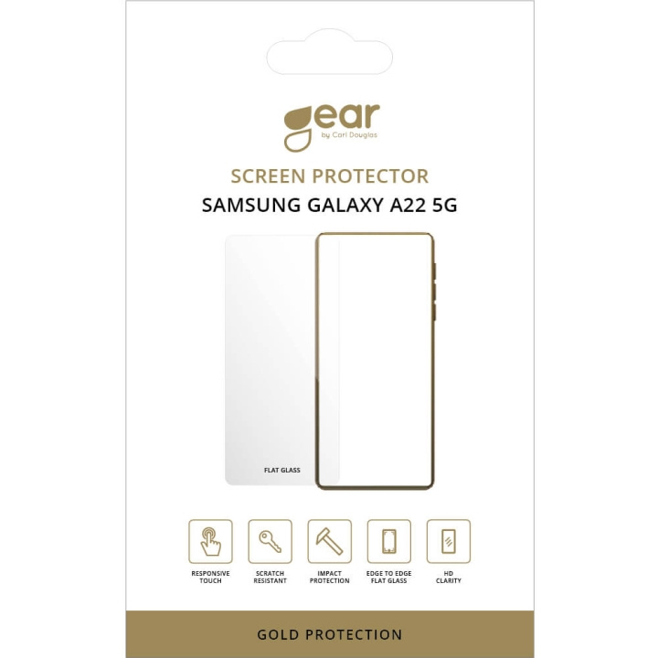 Gear Skärmskydd 2.5D Samung A22 5G i gruppen SMARTPHONE & SURFPLATTOR / Mobilskydd / Samsung hos TP E-commerce Nordic AB (C12450)