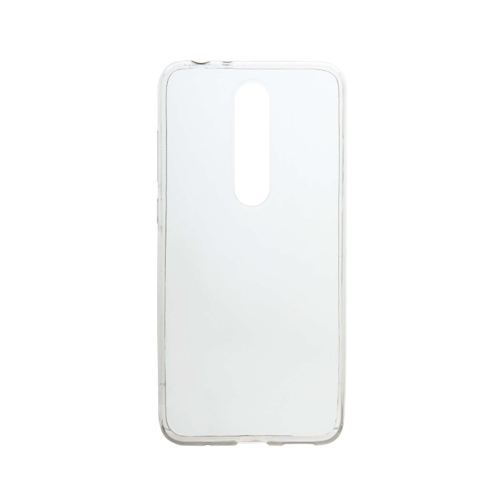 Gear Mobilskal TPU Transparent - Nokia 5.1 Plus i gruppen SMARTPHONE & SURFPLATTOR / Mobilskydd / Nokia/Microsoft hos TP E-commerce Nordic AB (C12533)