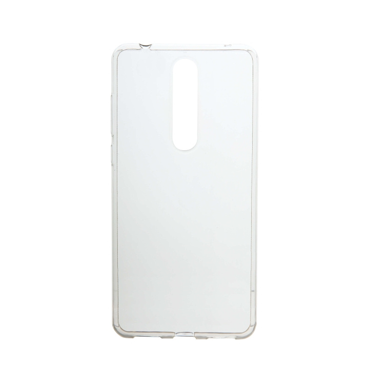 Gear Mobilskal TPU Transparent - Nokia 3.1 Plus i gruppen SMARTPHONE & SURFPLATTOR / Mobilskydd / Nokia/Microsoft hos TP E-commerce Nordic AB (C12534)