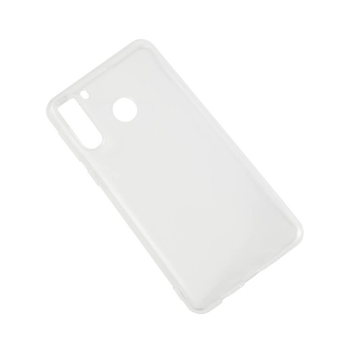 Gear Mobilskal TPU Transparent - Samsung A21 i gruppen SMARTPHONE & SURFPLATTOR / Mobilskydd / Samsung hos TP E-commerce Nordic AB (C12562)