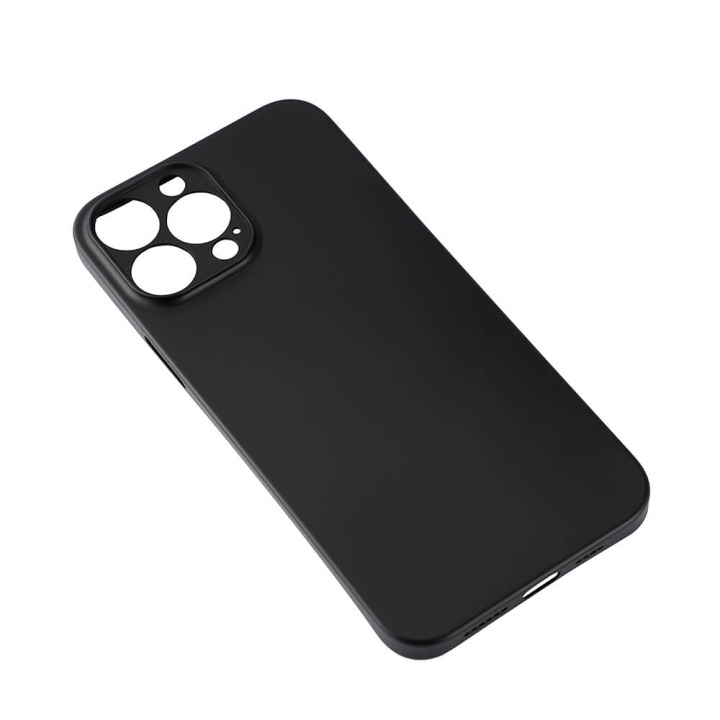 Gear Mobilecover Ultraslim SOLID BLACK iPhone 13 Pro Max i gruppen SMARTPHONE & SURFPLATTOR / Mobilskydd / Apple / iPhone 13 Pro Max / Skal hos TP E-commerce Nordic AB (C12577)