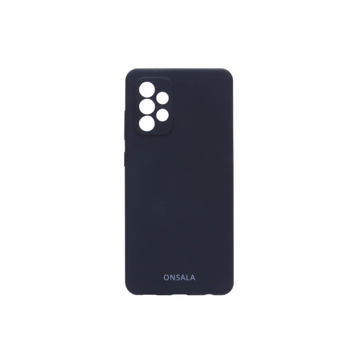 Onsala Mobilskal Silikon Black - Samsung A72 i gruppen SMARTPHONE & SURFPLATTOR / Mobilskydd / Samsung hos TP E-commerce Nordic AB (C12591)