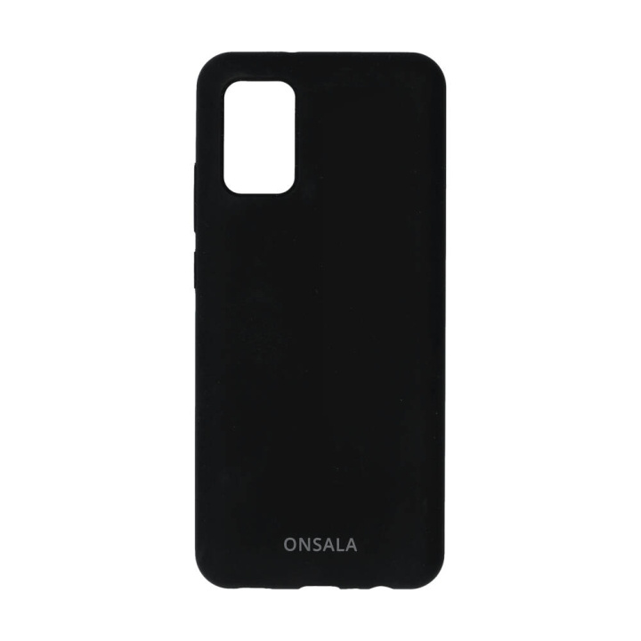 ONSALA Mobilskal Silikon Black - Samsung A02s i gruppen SMARTPHONE & SURFPLATTOR / Mobilskydd / Samsung hos TP E-commerce Nordic AB (C12592)