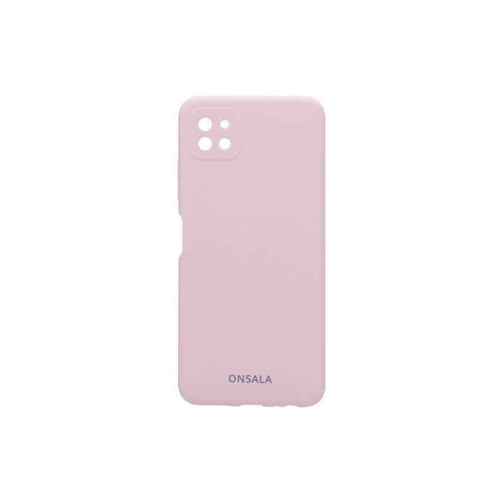 Onsala Mobilskal Silikon Sand Pink - Samsung A22 5G i gruppen SMARTPHONE & SURFPLATTOR / Mobilskydd / Samsung hos TP E-commerce Nordic AB (C12594)