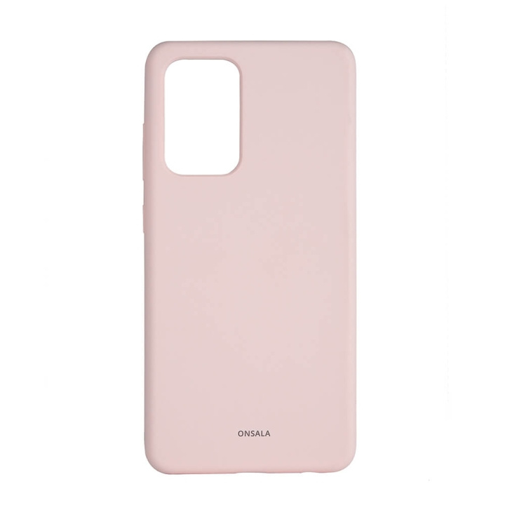 ONSALA Mobilskal Silikon Sand Pink - Samsung A52/A52s 4G/5G i gruppen SMARTPHONE & SURFPLATTOR / Mobilskydd / Samsung hos TP E-commerce Nordic AB (C12595)