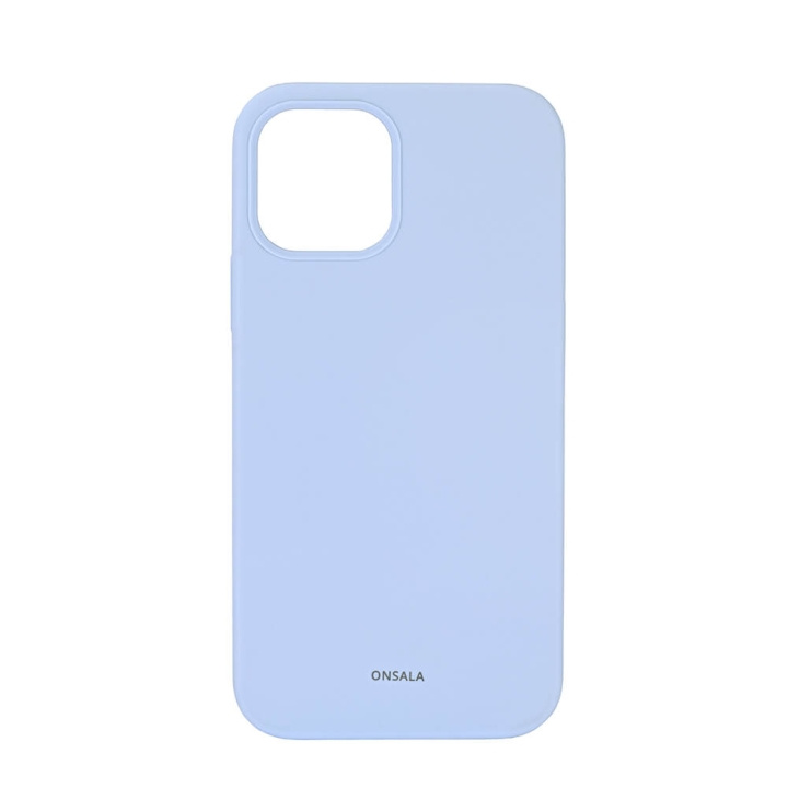 ONSALA Mobilskal Silikon Light Blue - iPhone 12 / 12 Pro i gruppen SMARTPHONE & SURFPLATTOR / Mobilskydd / Apple / iPhone 12/12 Pro / Skal hos TP E-commerce Nordic AB (C12600)