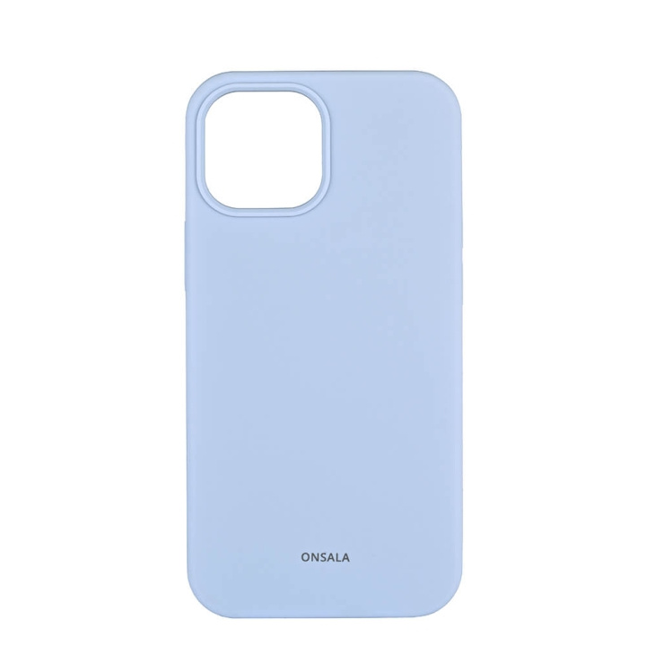 ONSALA Mobilskal Silikon Light Blue - iPhone 13 Mini i gruppen SMARTPHONE & SURFPLATTOR / Mobilskydd / Apple / iPhone 13 Mini / Skal hos TP E-commerce Nordic AB (C12606)