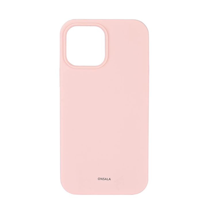 ONSALA Mobilskal Silikon Chalk Pink - iPhone 13 Pro Max i gruppen SMARTPHONE & SURFPLATTOR / Mobilskydd / Apple / iPhone 13 Pro Max / Skal hos TP E-commerce Nordic AB (C12609)