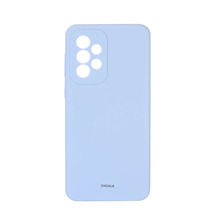 ONSALA Mobilskal Silikon Light Blue - Samsung A03 i gruppen SMARTPHONE & SURFPLATTOR / Mobilskydd / Samsung hos TP E-commerce Nordic AB (C12610)