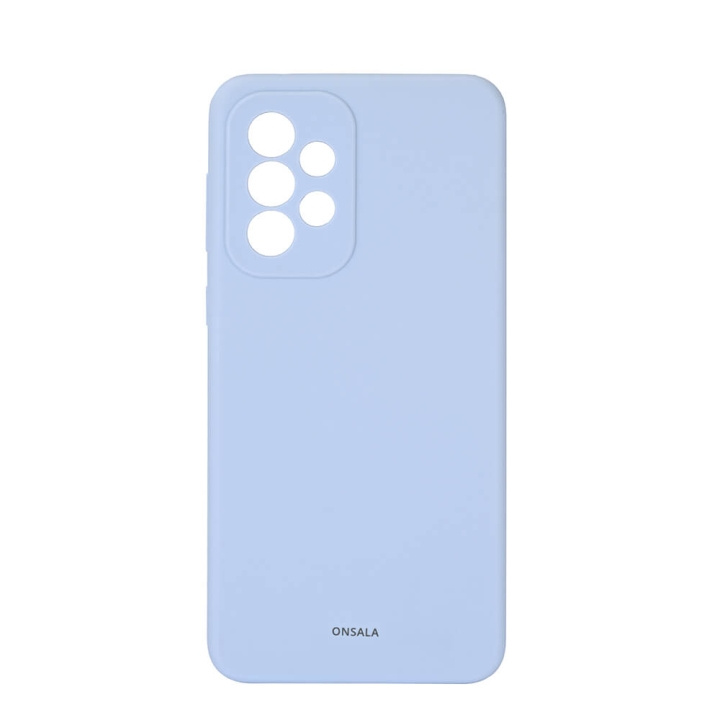 ONSALA Mobilskal Silikon Light Blue - Samsung A33 i gruppen SMARTPHONE & SURFPLATTOR / Mobilskydd / Samsung hos TP E-commerce Nordic AB (C12612)