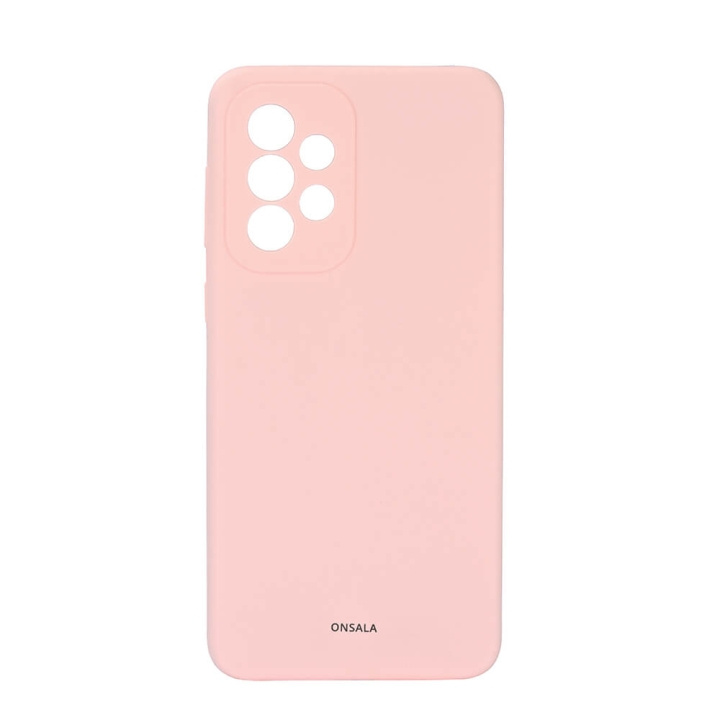 ONSALA Mobilskal Silikon Chalk Pink - Samsung A33 i gruppen SMARTPHONE & SURFPLATTOR / Mobilskydd / Samsung hos TP E-commerce Nordic AB (C12613)