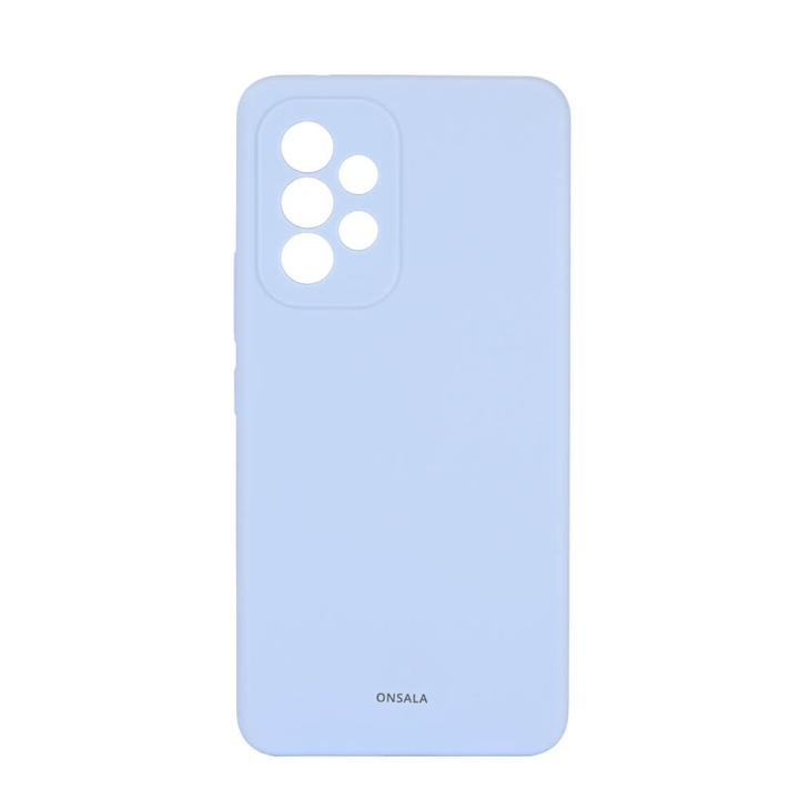 ONSALA Mobilskal Silikon Light Blue - Samsung A53 i gruppen SMARTPHONE & SURFPLATTOR / Mobilskydd / Samsung hos TP E-commerce Nordic AB (C12614)