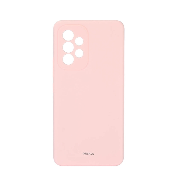 ONSALA Mobilskal Silikon Chalk Pink - Samsung A53 i gruppen SMARTPHONE & SURFPLATTOR / Mobilskydd / Samsung hos TP E-commerce Nordic AB (C12615)