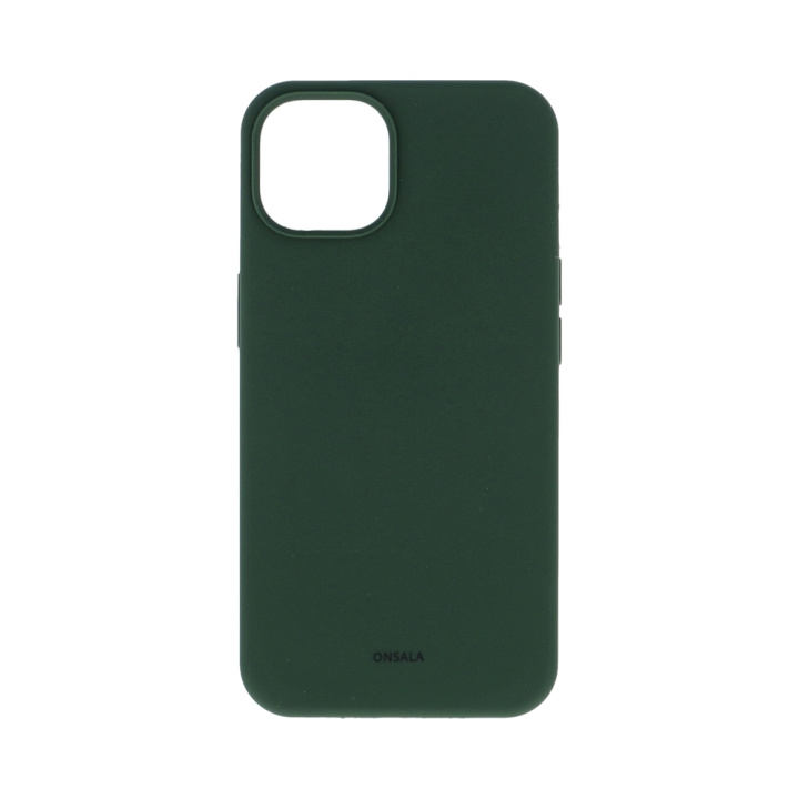 Onsala Mobilskal Silikon Olive Green - iPhone 13 i gruppen SMARTPHONE & SURFPLATTOR / Mobilskydd / Apple / iPhone 13 / Skal hos TP E-commerce Nordic AB (C12619)