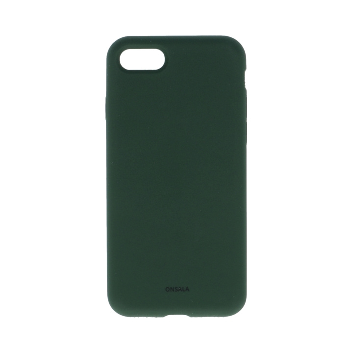 Onsala Mobilskal Silikon Olive Green - iPhone 6/7/8/SE i gruppen SMARTPHONE & SURFPLATTOR / Mobilskydd / Apple / iPhone 8 / Skal hos TP E-commerce Nordic AB (C12621)