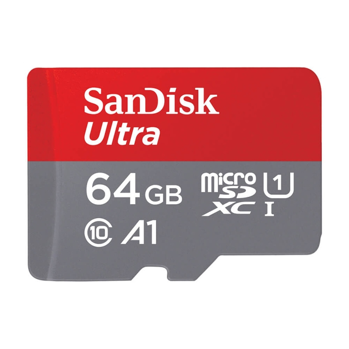 SanDisk MicroSDXC Foto Ultra 64GB 140MB/s UHS-I Adap i gruppen HEMELEKTRONIK / Lagringsmedia / Minneskort / Micro SD/HC/XC hos TP E-commerce Nordic AB (C12623)
