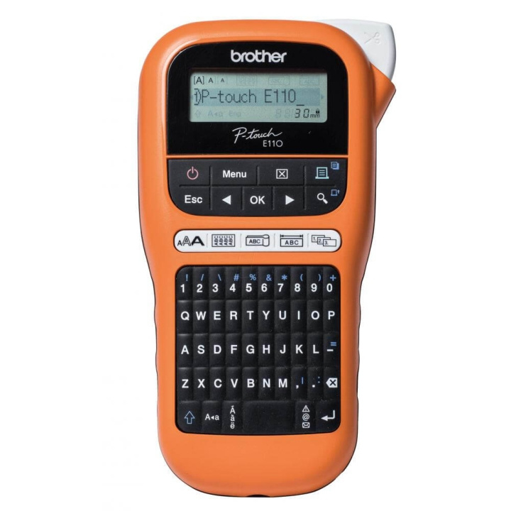 Brother Etikettskrivare PTE110G1 P-Touch E110 i gruppen DATORER & KRINGUTRUSTNING / Skrivare & Tillbehör / Skrivare / Etikettsskrivare Zebra & Brother hos TP E-commerce Nordic AB (C12633)
