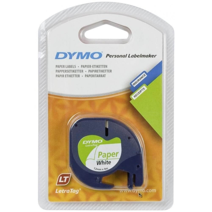 DYMO Färgband S0721520 91220 12mm Svart på Vit i gruppen DATORER & KRINGUTRUSTNING / Skrivare & Tillbehör / Skrivare / Märkmaskiner & Tillbehör / Tejp hos TP E-commerce Nordic AB (C12714)