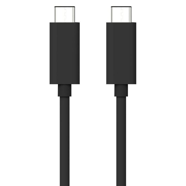 Champion USB-C Kabel 1m Svart i gruppen DATORER & KRINGUTRUSTNING / Datorkablar / USB-kablar / USB-C hos TP E-commerce Nordic AB (C12747)