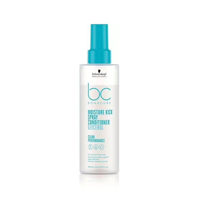 Schwarzkopf BC Moisture Kick Leave-In Spray Conditioner 200ml i gruppen SKÖNHET & HÄLSA / Hår & Styling / Hårvårdsprodukter / Balsam hos TP E-commerce Nordic AB (C12834)