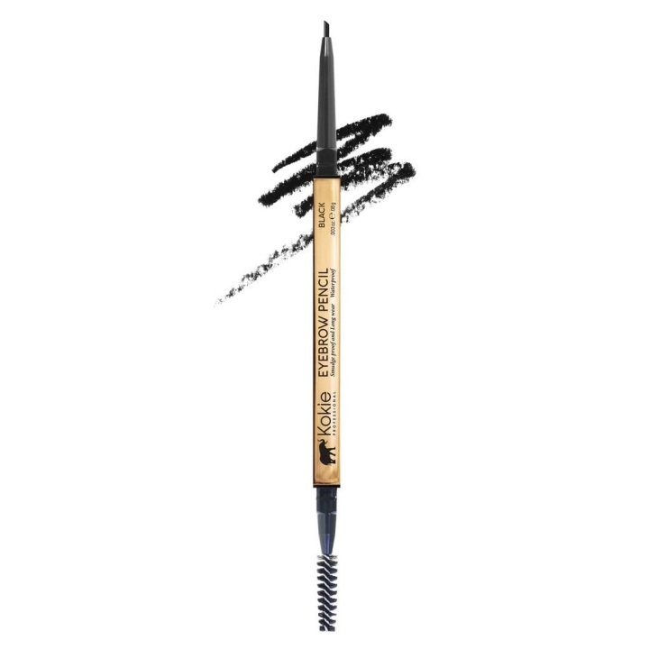 Kokie Cosmetics Kokie Micro-Fine Eyebrow Pencil Black i gruppen SKÖNHET & HÄLSA / Makeup / Ögon & Ögonbryn / Ögonbrynspenna hos TP E-commerce Nordic AB (C12873)