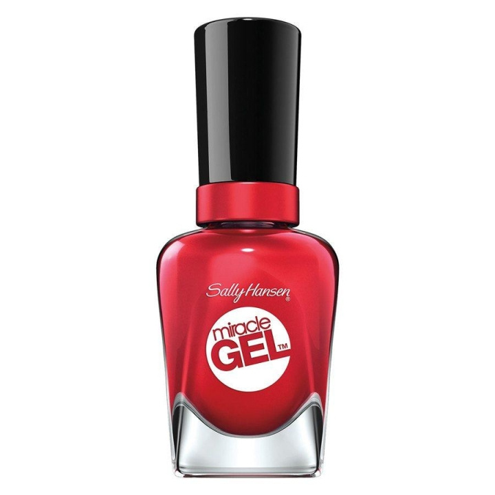 Sally Hansen Miracle Gel #444 Off With Her Red! i gruppen SKÖNHET & HÄLSA / Manikyr/Pedikyr / Nagellack hos TP E-commerce Nordic AB (C12877)