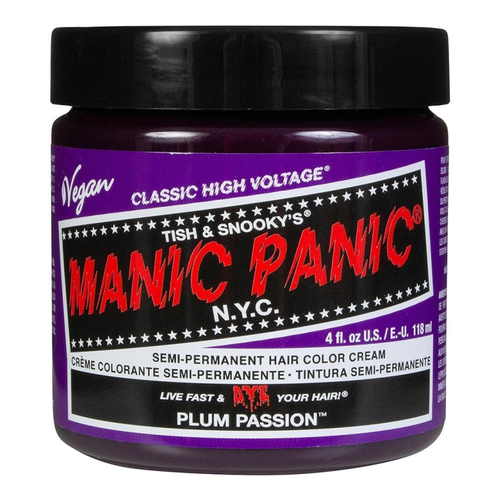 Manic Panic Classic Cream Plum Passion 118ml i gruppen SKÖNHET & HÄLSA / Hår & Styling / Hårvårdsprodukter / Hårfärg / Hårfärg & Färgbomb hos TP E-commerce Nordic AB (C12911)