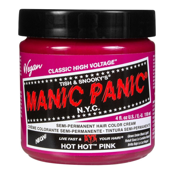 Manic Panic Classic Cream Hot Hot Pink 118ml i gruppen SKÖNHET & HÄLSA / Hår & Styling / Hårvårdsprodukter / Hårfärg / Hårfärg & Färgbomb hos TP E-commerce Nordic AB (C12912)