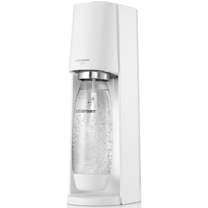 SodaStream Kolsyremaskin TERRA White i gruppen HEM, HUSHÅLL & TRÄDGÅRD / Hushållsmaskiner / Vatten & Juice / Kolsyremaskiner / Kolsyremaskiner hos TP E-commerce Nordic AB (C13017)