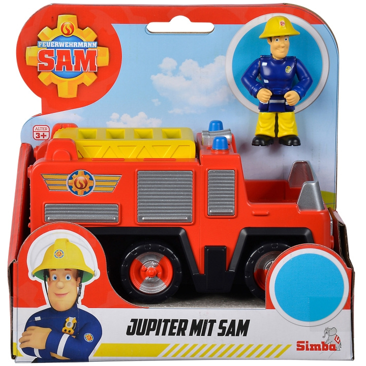 Brandman Sam Jupiter med Sam Figur i gruppen LEKSAKER, BARN- & BABYPRODUKTER / Leksaker / Leksaksbilar & andra fordon hos TP E-commerce Nordic AB (C13028)
