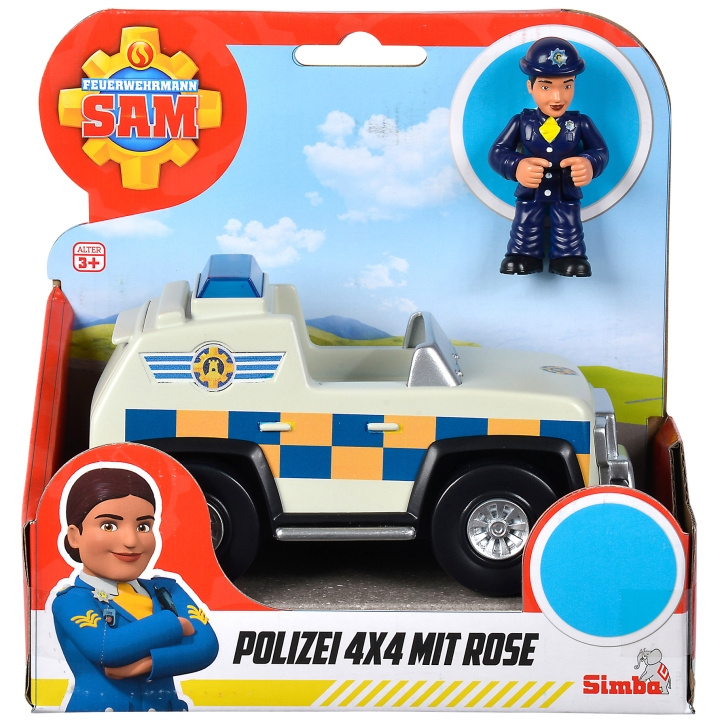 Brandman Sam Sam Police 4x4x with Rose Figurine i gruppen LEKSAKER, BARN- & BABYPRODUKTER / Leksaker / Leksaksbilar & andra fordon hos TP E-commerce Nordic AB (C13031)