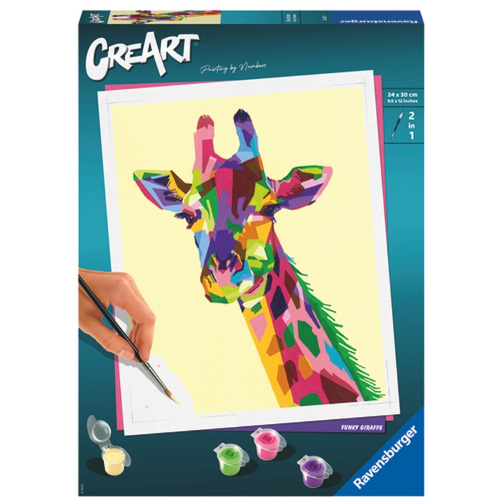 Ravensburger CreArt Funky Giraffe i gruppen LEKSAKER, BARN- & BABYPRODUKTER / Leksaker / Pyssel hos TP E-commerce Nordic AB (C13035)