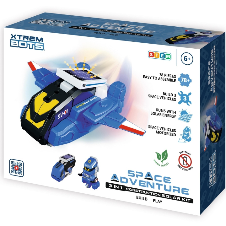 Xtreme Bots Rymdskepp, Robot, Månfordon Med Solenergi i gruppen LEKSAKER, BARN- & BABYPRODUKTER / Leksaker / Övriga leksaker hos TP E-commerce Nordic AB (C13056)