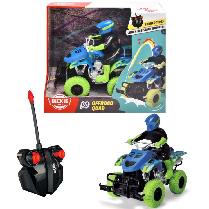 Dickie RC Offroad Quad i gruppen LEKSAKER, BARN- & BABYPRODUKTER / Radiostyrt / Radiostyrda bilar hos TP E-commerce Nordic AB (C13057)