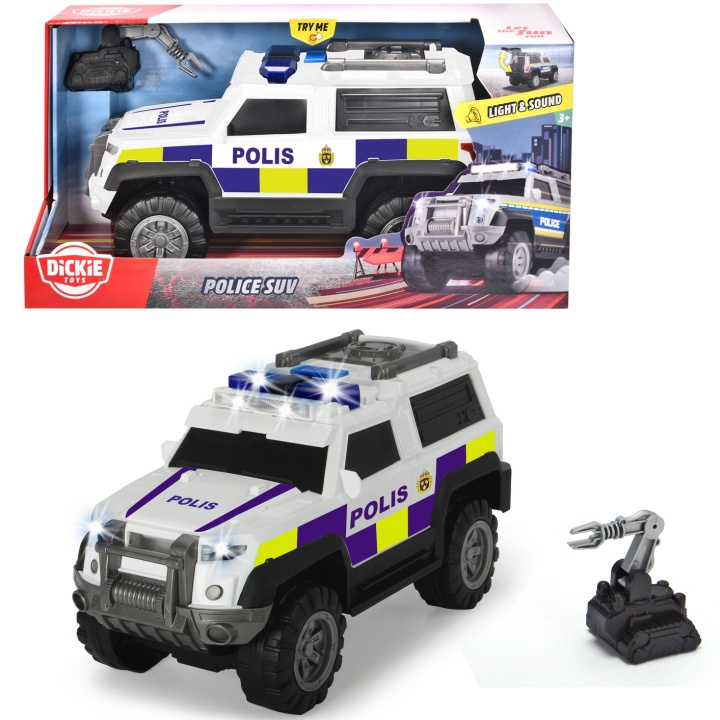 Dickie Police SUV - SE i gruppen LEKSAKER, BARN- & BABYPRODUKTER / Leksaker / Leksaksbilar hos TP E-commerce Nordic AB (C13062)