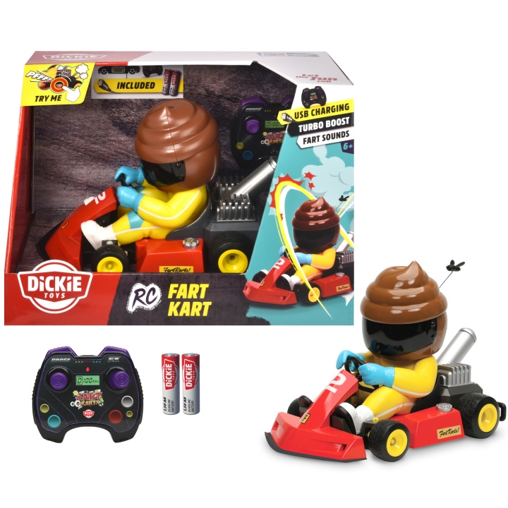 Dickie RC Fart Kart, Try Me i gruppen LEKSAKER, BARN- & BABYPRODUKTER / Radiostyrt / Radiostyrda bilar hos TP E-commerce Nordic AB (C13080)