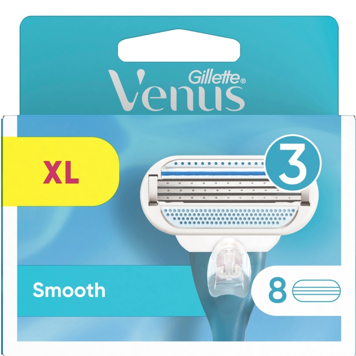 Gillette Venus Rakblad Smooth 8st i gruppen SKÖNHET & HÄLSA / Hår & Styling / Rakning & Trimning / Rakhyvlar & Tillbehör hos TP E-commerce Nordic AB (C13084)