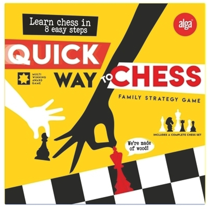 Alga Quick way to Chess i gruppen LEKSAKER, BARN- & BABYPRODUKTER / Leksaker / Sällskapsspel / Familjespel hos TP E-commerce Nordic AB (C13094)