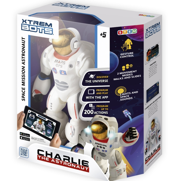 Xtreme Bots Charlie Astronautrobot i gruppen LEKSAKER, BARN- & BABYPRODUKTER / Leksaker / Övriga leksaker hos TP E-commerce Nordic AB (C13096)