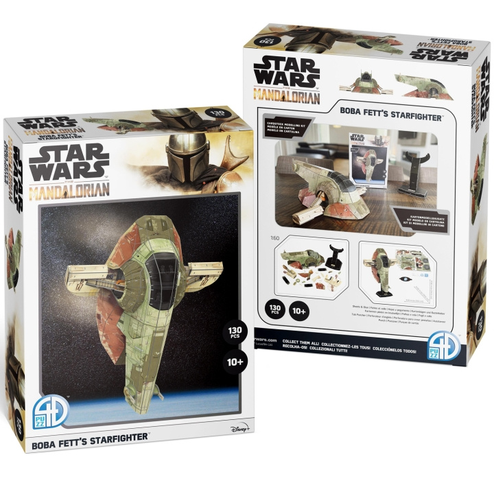 Star Wars Boba Fett\'s Starfighter 3D Pussel 130 pcs i gruppen SPORT, FRITID & HOBBY / Hobby / Pussel hos TP E-commerce Nordic AB (C13110)