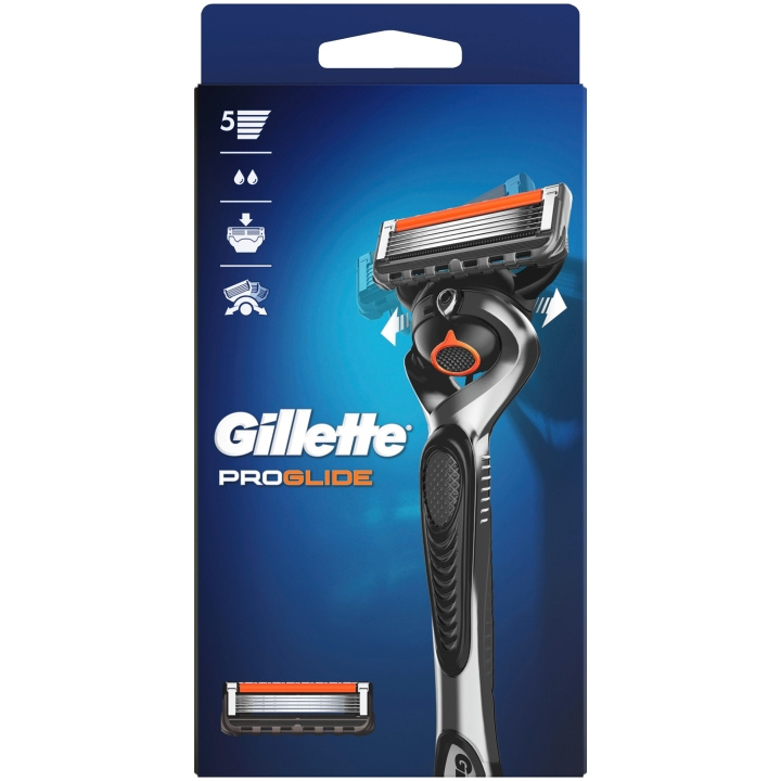 Gillette Rakhyvel Proglide Flexball Manual 2st rakblad i gruppen SKÖNHET & HÄLSA / Hår & Styling / Rakning & Trimning / Rakhyvlar & Tillbehör hos TP E-commerce Nordic AB (C13151)