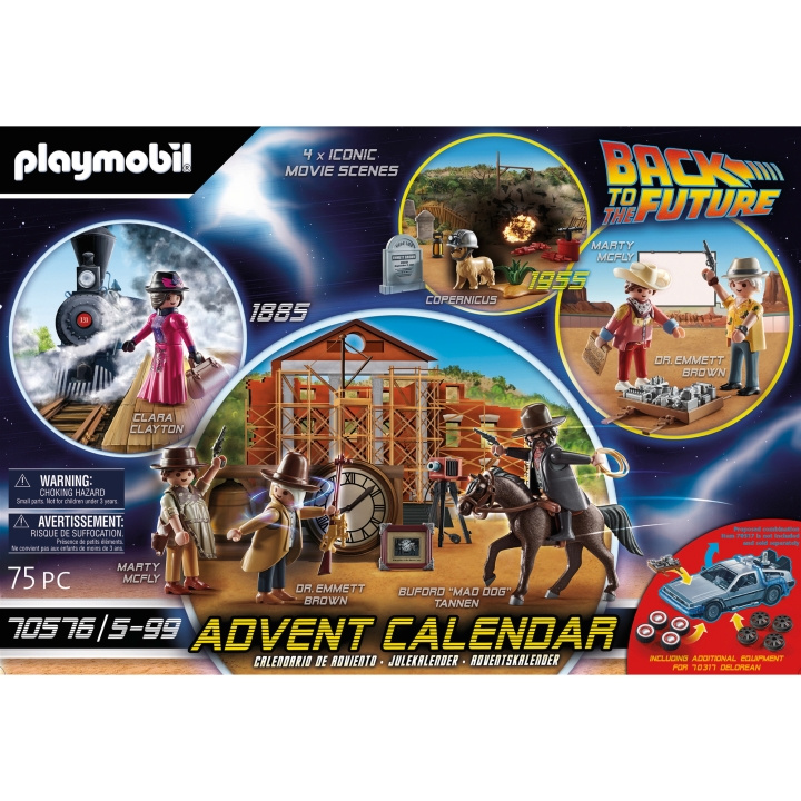 Playmobil Adventskalender - Back To The Future Part 3 i gruppen LEKSAKER, BARN- & BABYPRODUKTER / Leksaker / Adventskalendrar hos TP E-commerce Nordic AB (C13178)