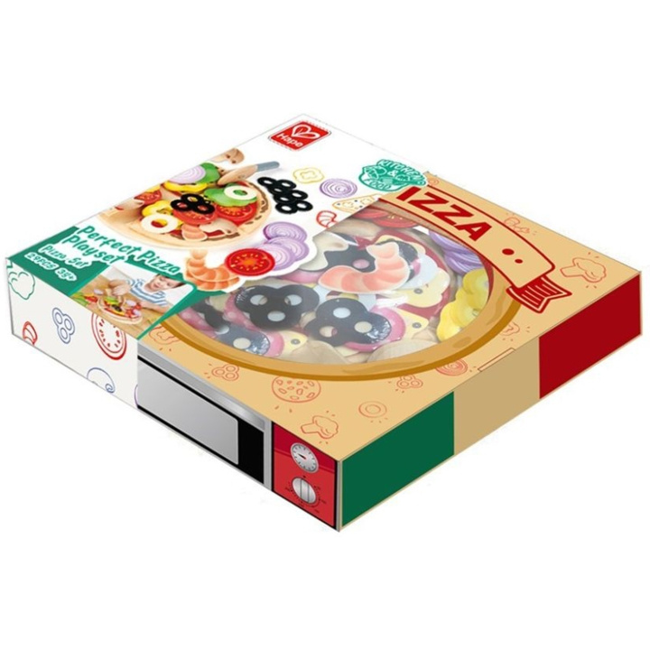 Hape Perfect Pizza Playset i gruppen LEKSAKER, BARN- & BABYPRODUKTER / Leksaker / Leksaker hos TP E-commerce Nordic AB (C13197)