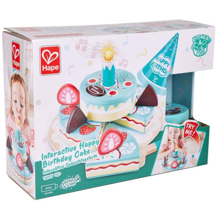 Hape Interactive Birthday Cake i gruppen LEKSAKER, BARN- & BABYPRODUKTER / Leksaker / Leksaker hos TP E-commerce Nordic AB (C13199)