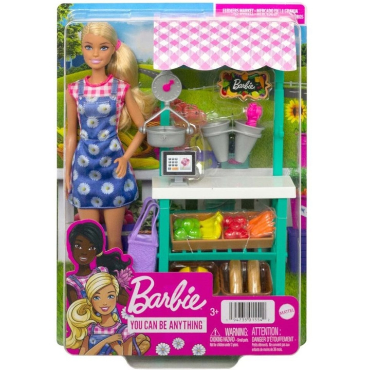 Barbie Farmers Market Playset i gruppen LEKSAKER, BARN- & BABYPRODUKTER / Leksaker / Dockor & Tillbehör hos TP E-commerce Nordic AB (C13226)