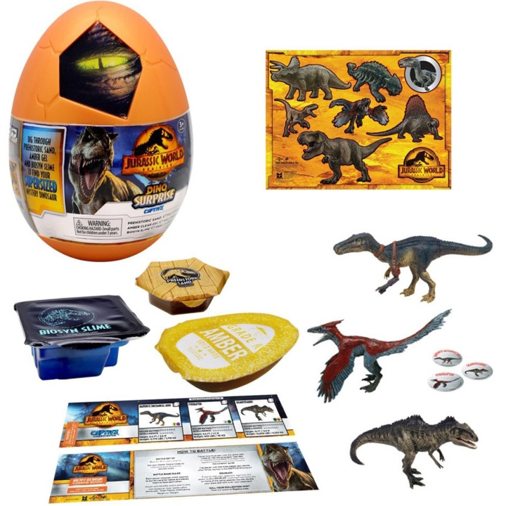 Jurassic World Captivz Dominion Surprise Egg i gruppen LEKSAKER, BARN- & BABYPRODUKTER / Leksaker / Leksaker hos TP E-commerce Nordic AB (C13235)