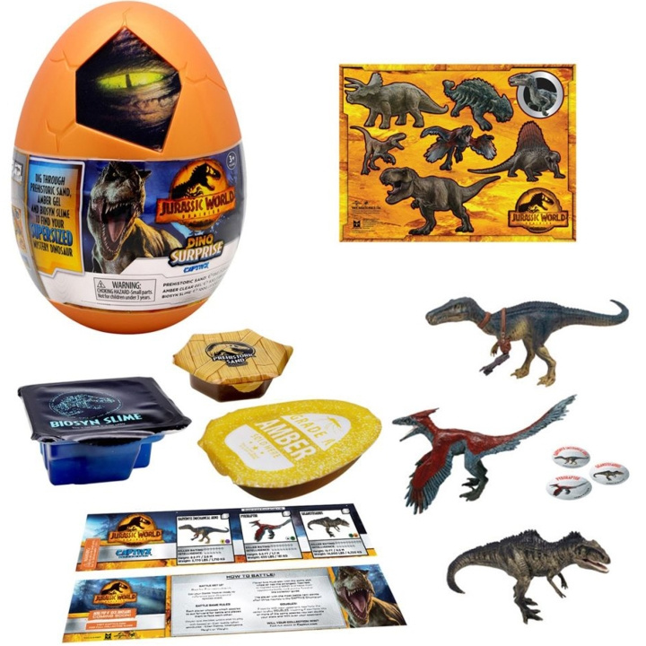 Jurassic World Captivz Dominion Surprise Egg i gruppen LEKSAKER, BARN- & BABYPRODUKTER / Leksaker / Lekset hos TP E-commerce Nordic AB (C13235)